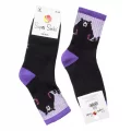 шкарпетки Super Socks 029 S076 чорний бузковий
